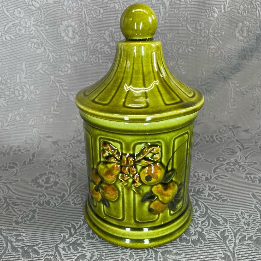 Los Angeles Potteries Canister 1965 Pottery 9.5 in